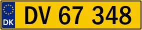 Truck License Plate